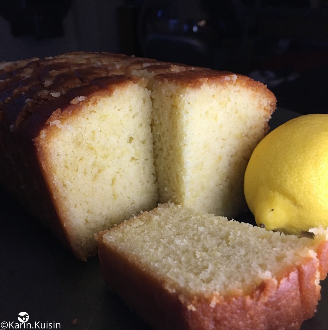 cake citron découpe